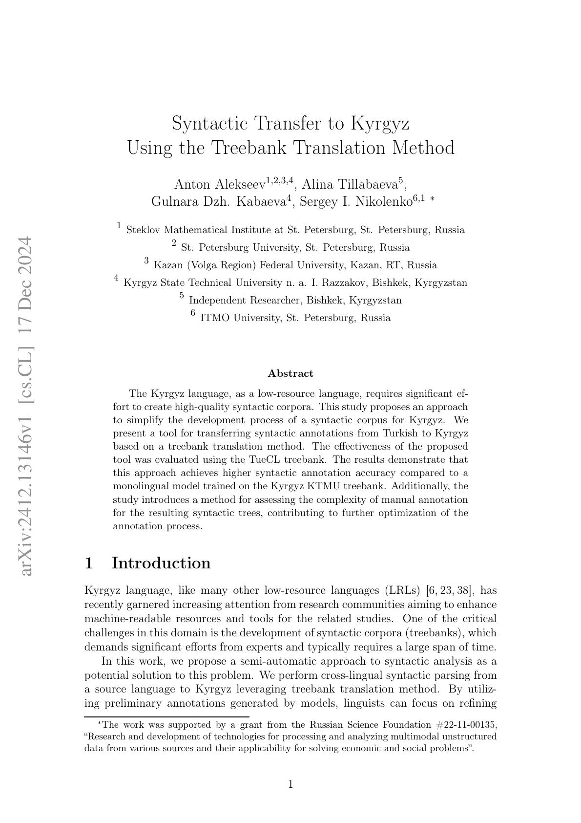 Syntactic Transfer To Kyrgyz Using The Treebank Translation Method syntactic-transfer-to-kyrgyz-using-the-treebank-translation-method