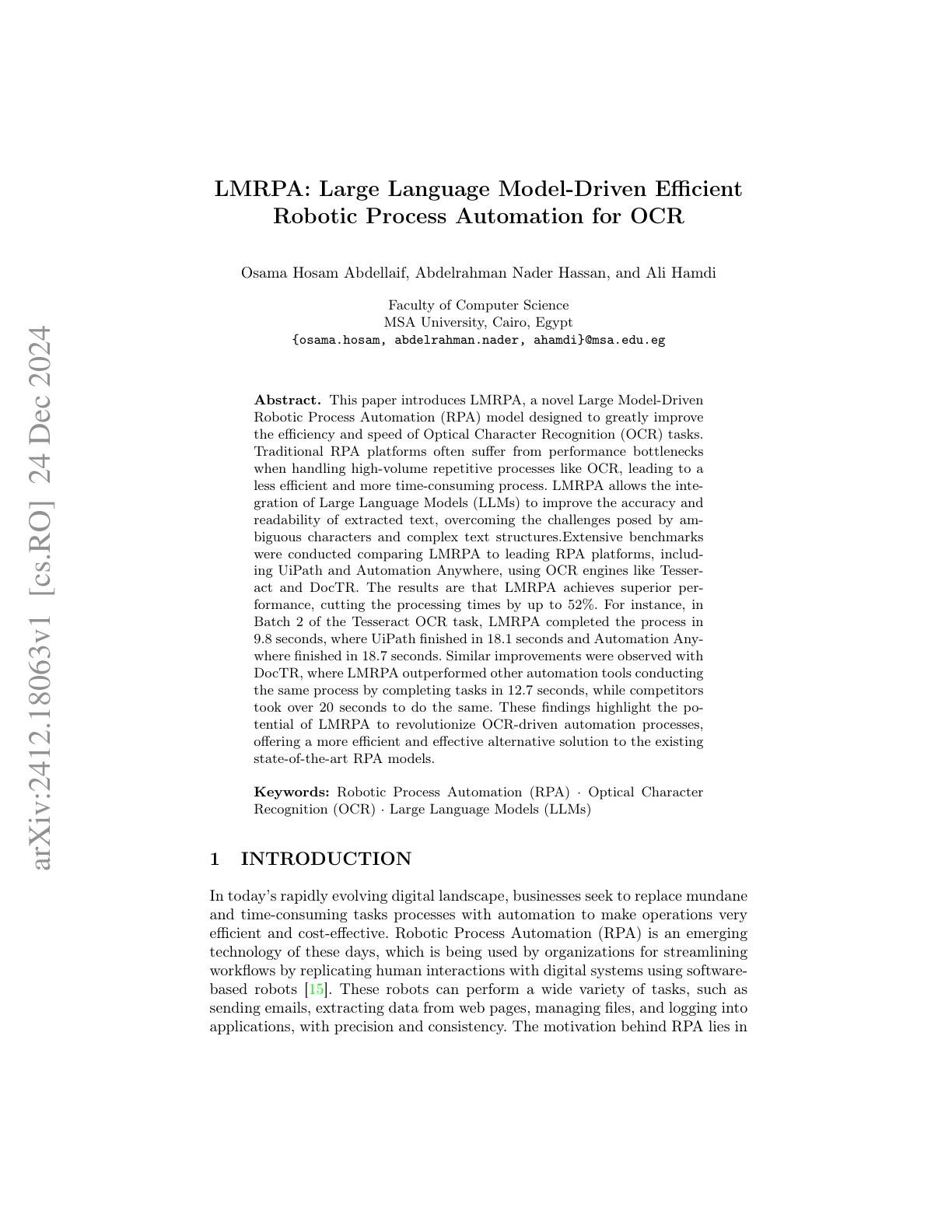 lmrpa-large-language-model-driven-efficient-robotic-process-automation